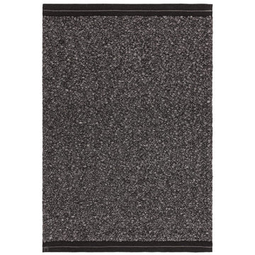 Elm Modern Plain Shimmer Hand-Woven Chunky Textured Varied Size Boucle High-Density Heavyweight Wool & Viscose Blend Looped Pile Charcoal Grey Rug-Asiatic Carpets-Rug Love - The Most Loved Rug Store